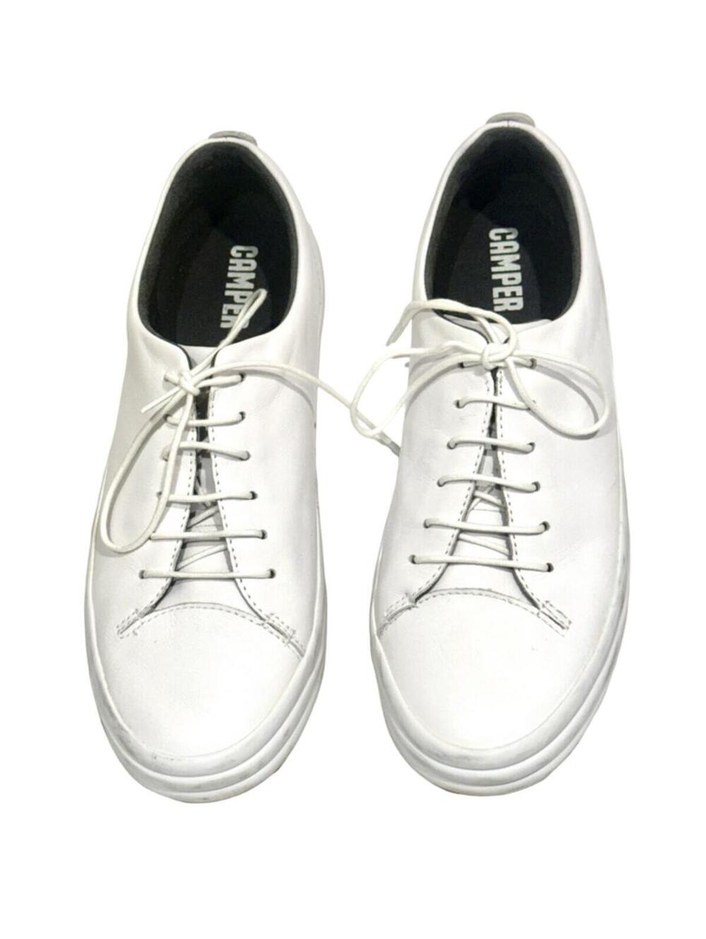 Camper White Leather Sneakers